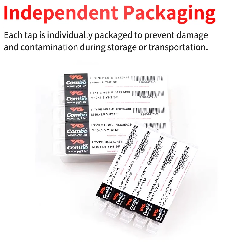 

Korea YG HSSE Metric Spiral Fluted/Pointed Tap T2829 M25 M26 M27 M28 M30 M32 M33 M35 M36 M42 x1/1.5/2/3/3.5/4/4.5 Machine Tap