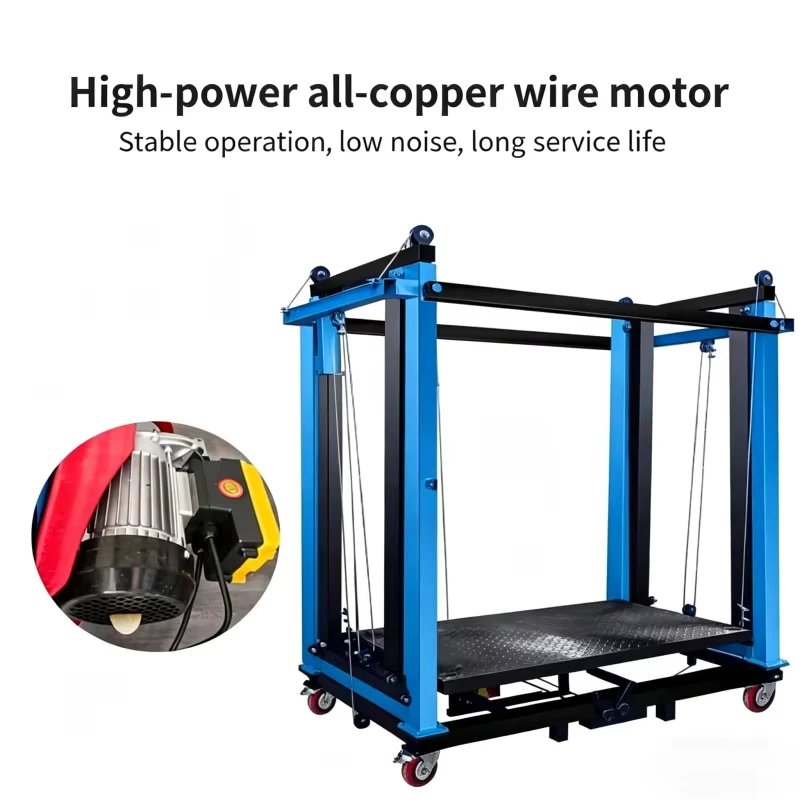 Factory Direct 2026 Electric Foldable Mobile Scaffold Elevator With 2M To 8M Lifting Height For Construction Decoration And Carg