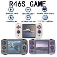Original R46S Retro Handheld Game Console Linux System 4.0inch IPS Screen RK3566 Portable Handheld Video Player Children‘s’ Gift
