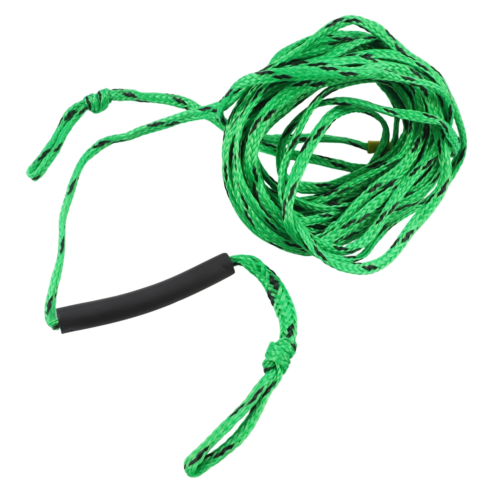 60ft Marine Tow Rope for Tubing 3K Strength for Up to 3 Riders Floating Handle to Prevent Propeller Entanglement