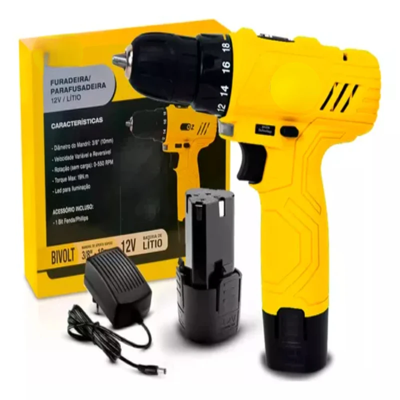 12v Lithium Battery Drill 3/8 Inch for Efficient Drilling