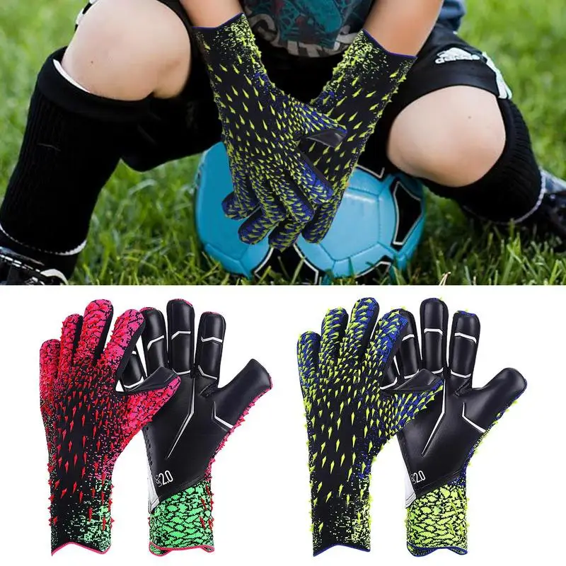 

Soccer Football Goalkeeper Gloves Thickened Professional Protection Teenage Adults Goalkeeper Soccer Goalie Gloves