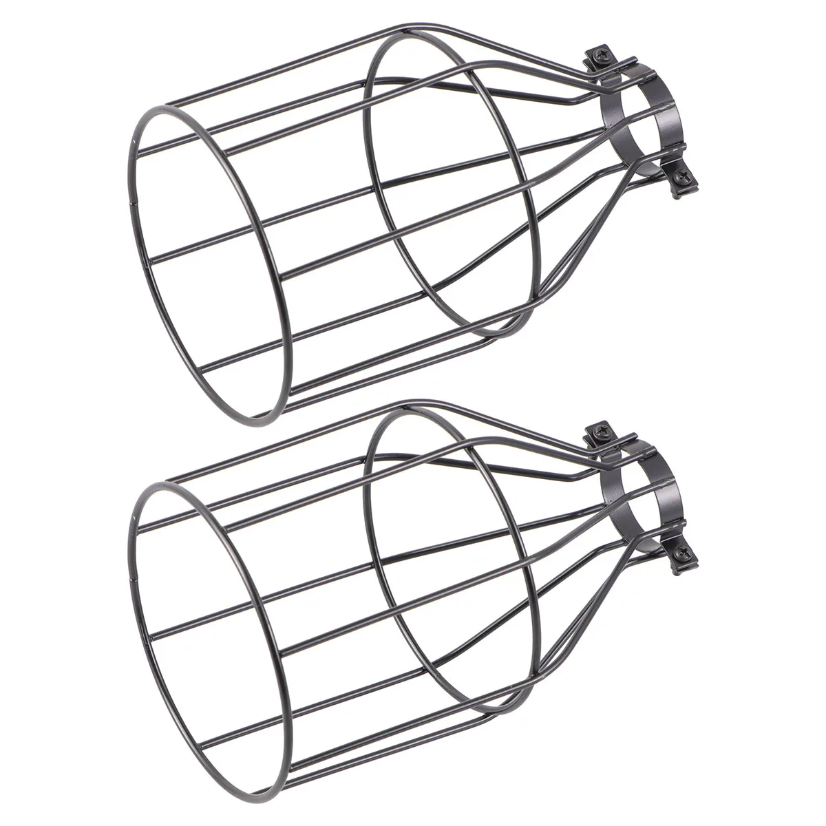 2pcs Iron Lamp Shades Simple Design For Chandelier Home Bar Cover Metal Replace Old Broken Lighting Cover