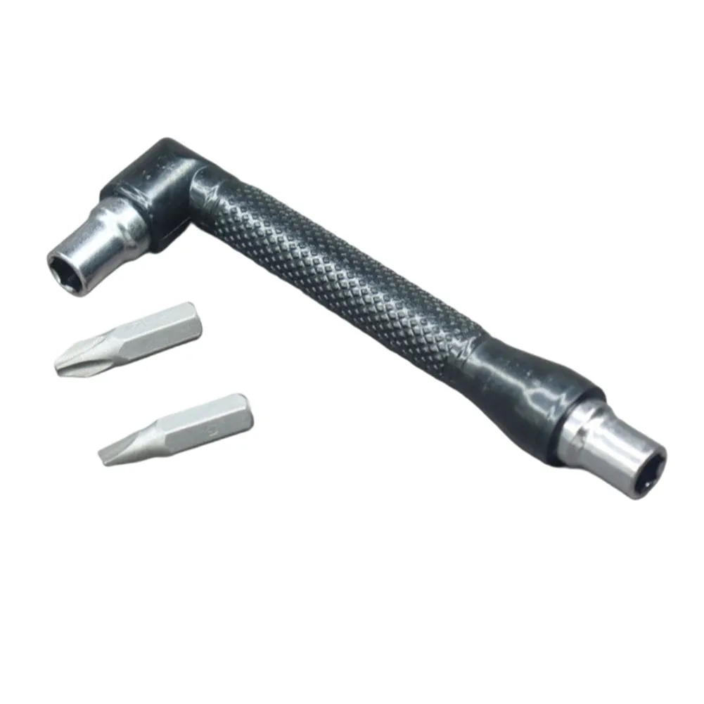 Magnetic L-shaped Screwdriver Workshop Right Angle Tool 238g Double-head Driver Non-slip Handle Steel Core Manual Operation