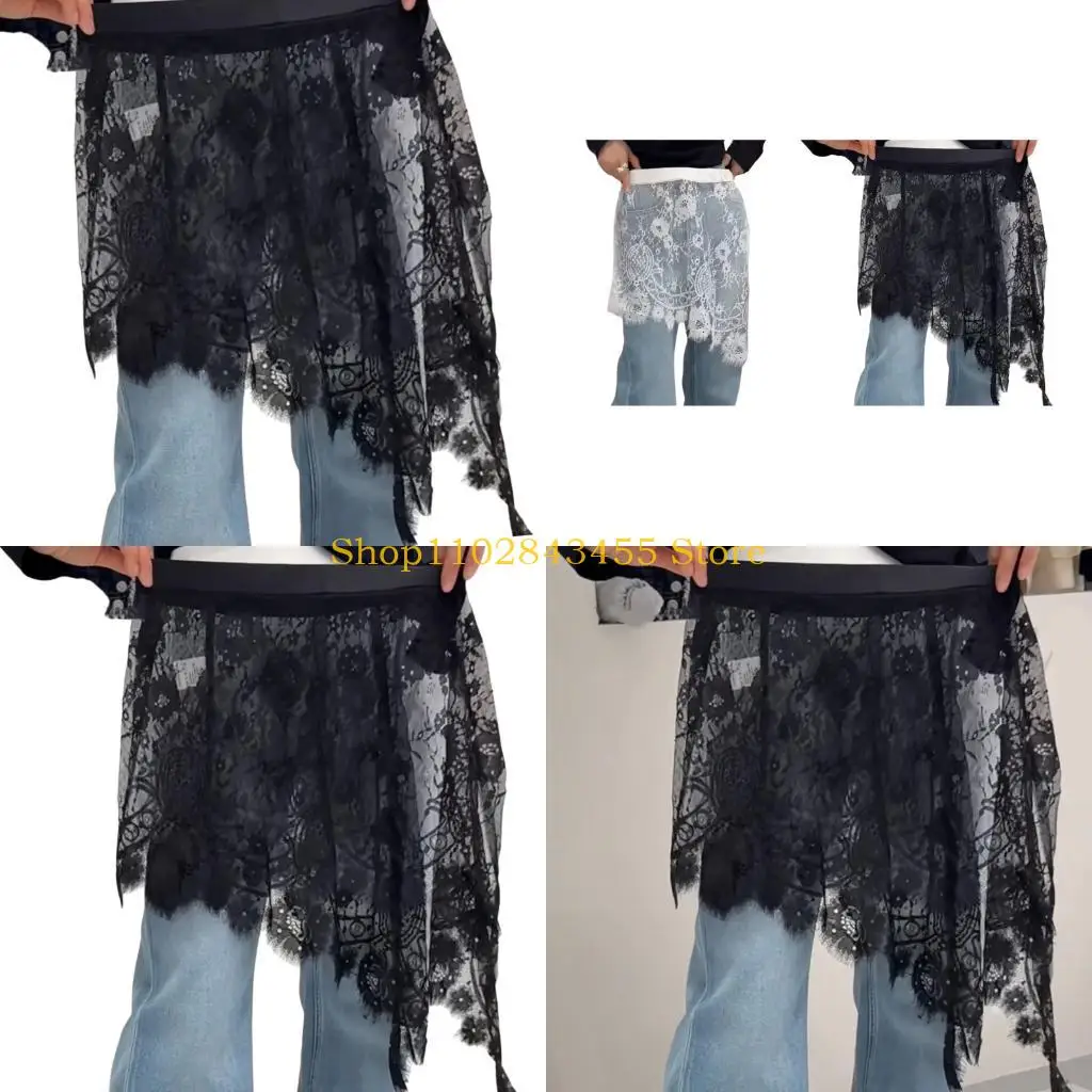 49mc-minifalda-falsa-con-capas-encaje-falda-barrido-inferior-extensores-camisa-con-botones