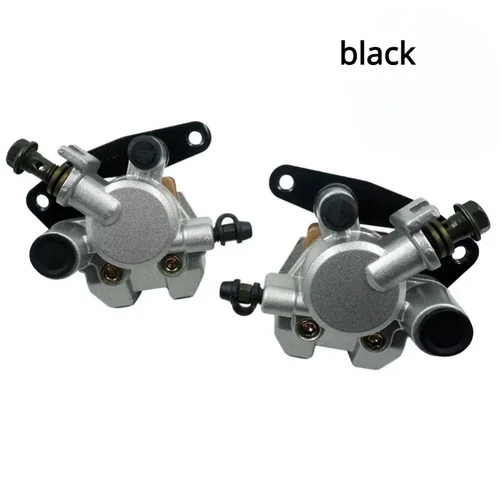 Juego de pinzas de freno delantero de motocicleta para Yamaha Grizzly 660 2002-2008 YFM660 KODIAK 400 1999-2006 450 2003-2006 con almohadillas