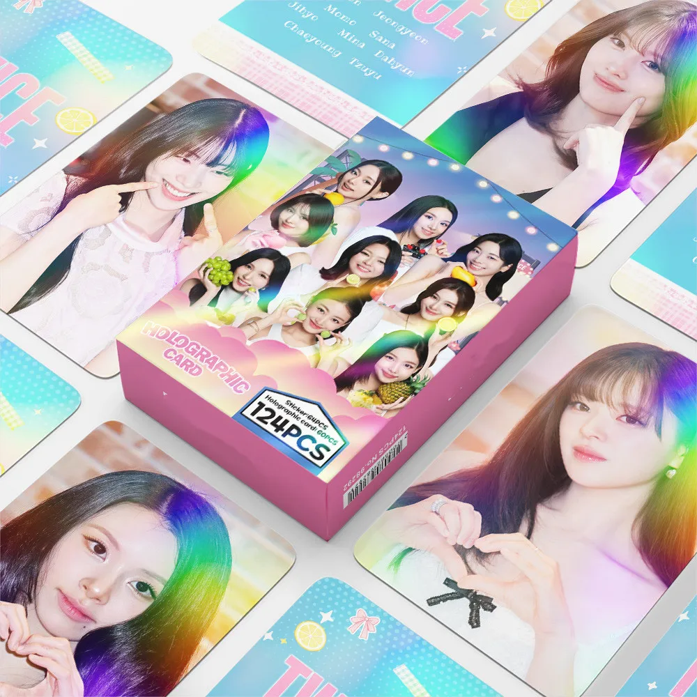 124PCS Single ALbum Mini LOMO Card Photocards HD Fans Collection Cards Decorative Present Fans Gifts
