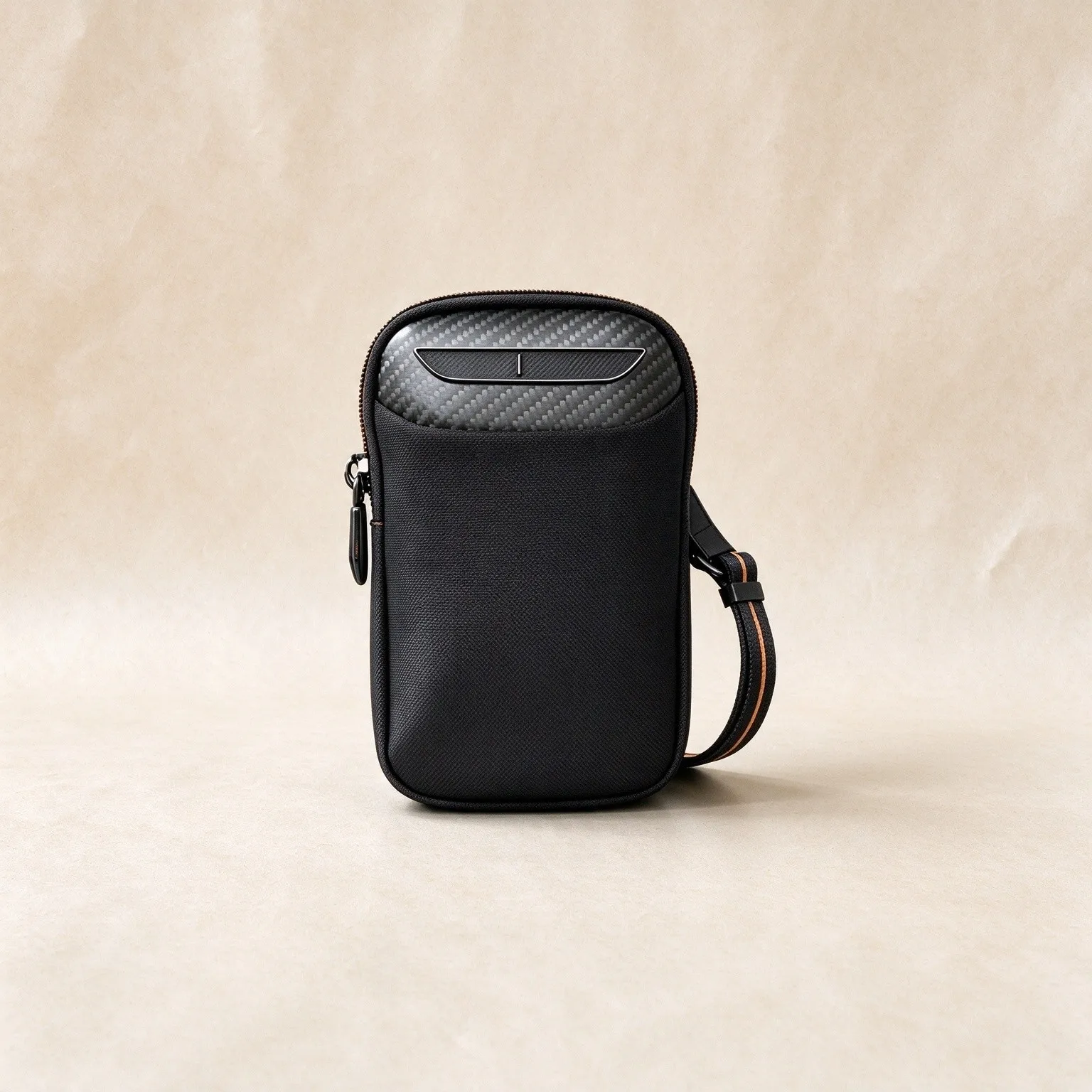 New Wear Resistant Ballistic Nylon Crossbody Bag, Men's Lightweight Multi-functional Travel Shoulder Phone Bag