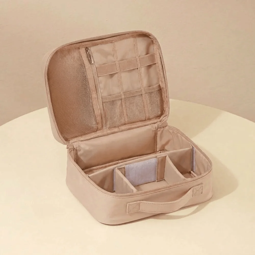 Thickened Oxford Cloth Travel Makeup Bag Double-Layer Single Layer Waterproof Travel Bag Convenient Design Portable