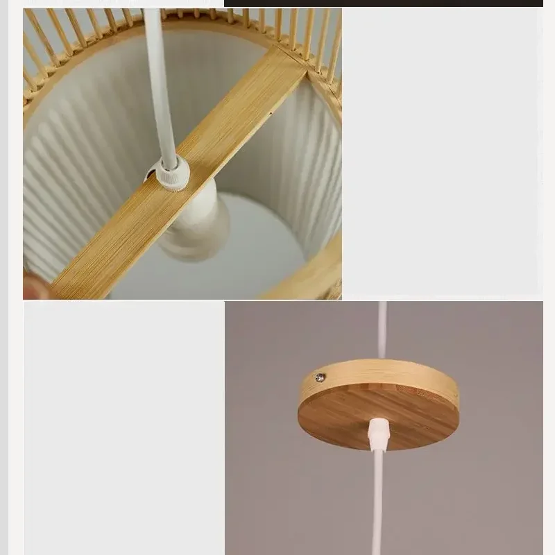 

Маленькая люстра для отеля, прикроватная люстра, японский ресторан, чайная комната, бар, бамбуковая люстра