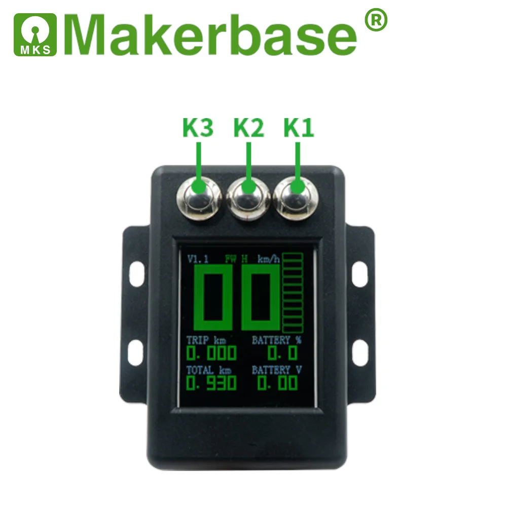 Makerbase MKS VESC DAVEGA Skateboard Speed ​​Current Display ADC Constant Speed ​​Module GPS Positioning