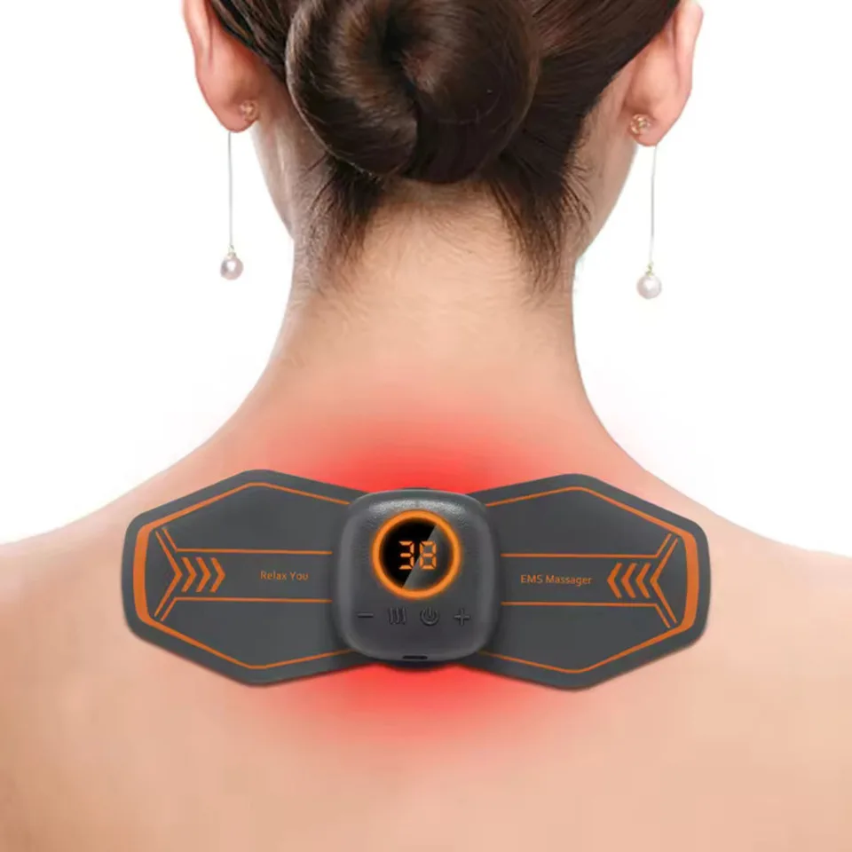 

TENS Unit Стимулятор мышц Облегчение боли Портативный электропульсный импульсный мини-массажер для боли в пояснице и шее