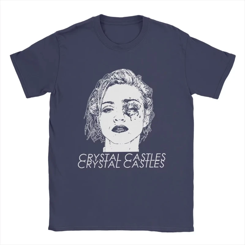 Men Crystal Castles T Shirt Cotton Tops Crazy Short Sleeve O Neck Tees Graphic Printed T-Shirt
