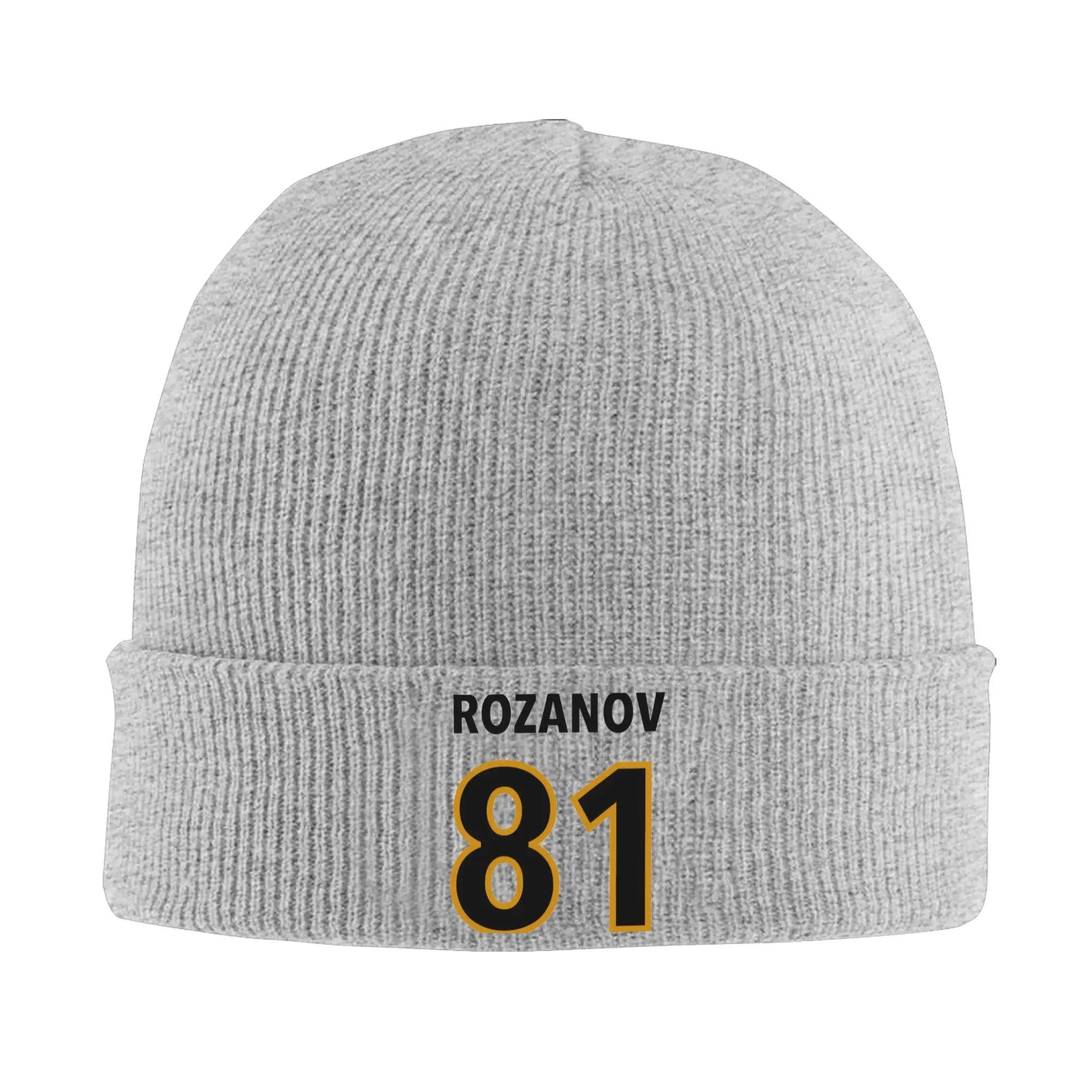 Heated Rivalry Rozanov 81 Knitted Hat for Women Men Beanies Winter Hat Acrylic  Crochet Caps