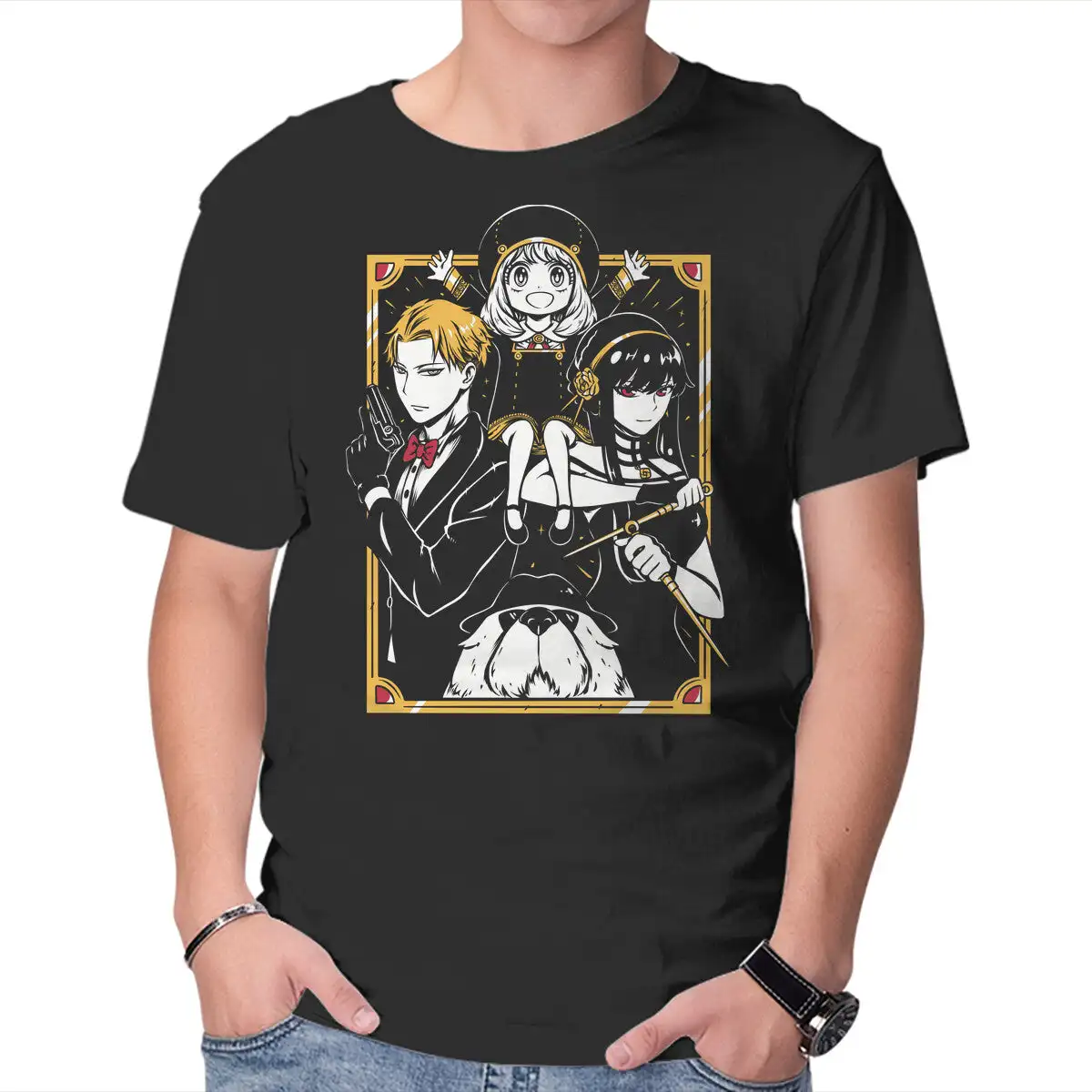 Family Of Spies Anime Graphic T-shirts for Men Clothing Women Short Sleeve Tees New Arrivals Unisex Summer