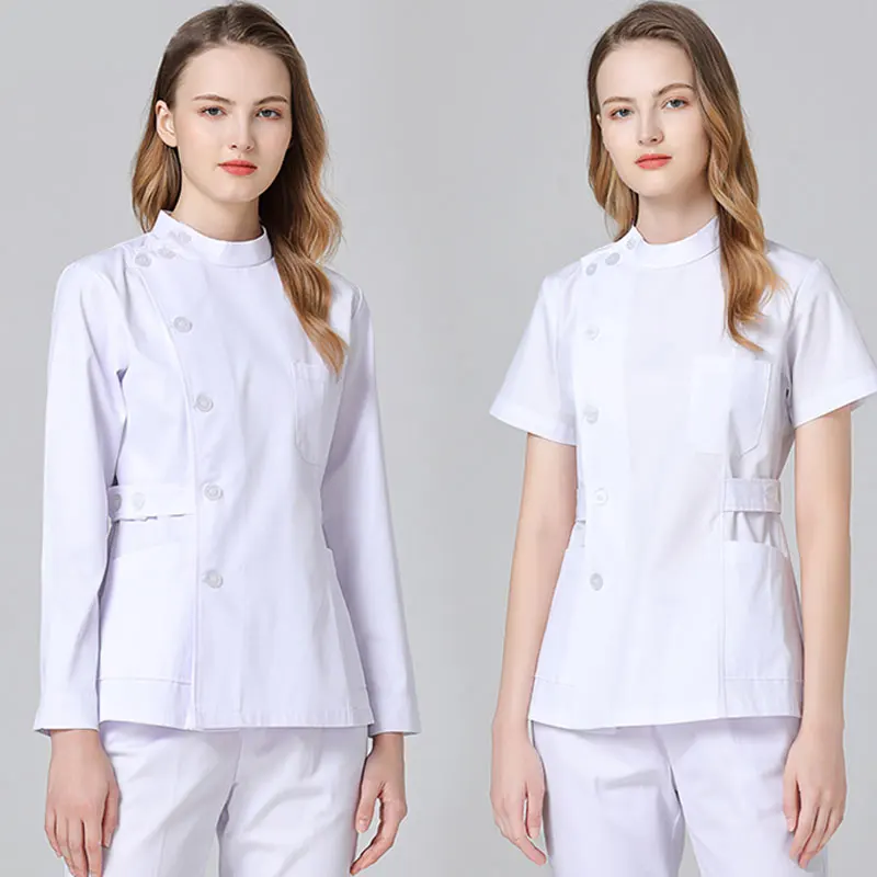 New high quality ladies care clothes lab coat breathable multicolor beauty salon work uniform pet shop hospital work clothes