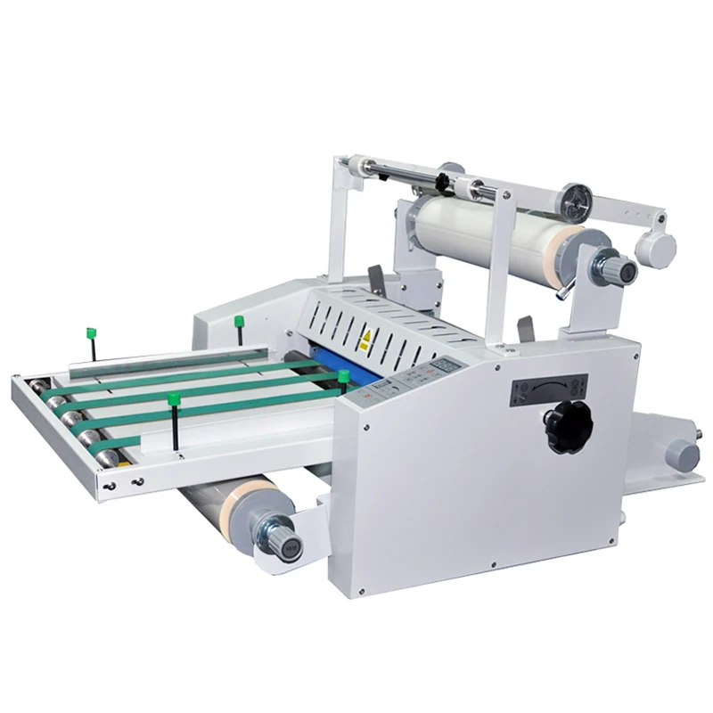 VC370 Steel Roll Laminating machine High-speed hot Lamination and Cold Lamination machine 900W anti-curling automatic take-up