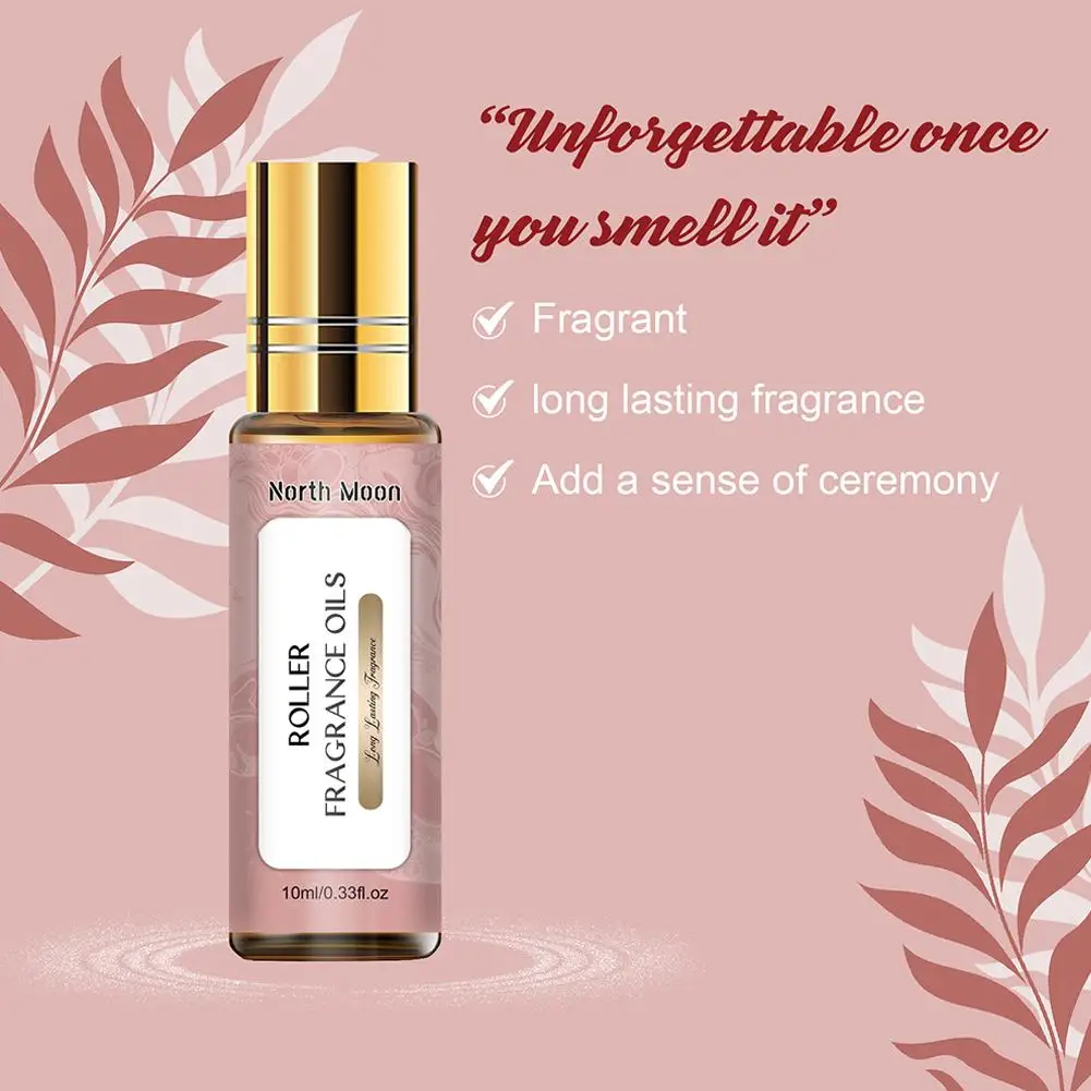 

10ml Women Wrist Roller Sweet Fruit Perfume Oils Lasting Perfume Pheromones For Sexy Lady Vanilla Roll-on Oil Dating Perfume