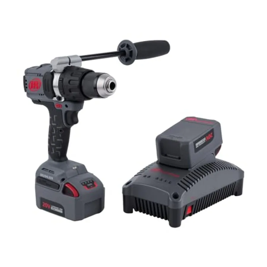 

D5241-K22 1/2" 20V Cordless Hammer Drill 2 Battery Kit 1100 in-lb Torque Keyless Chuck Pistol Grip