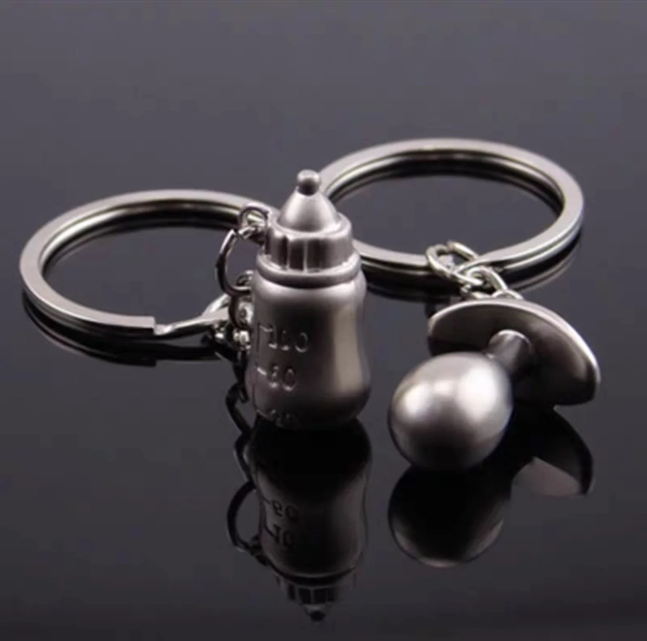 

150 pair Baby's Bottle and Nipple Keychain Wedding Favors party accessories wedding favors baby shower souvenir