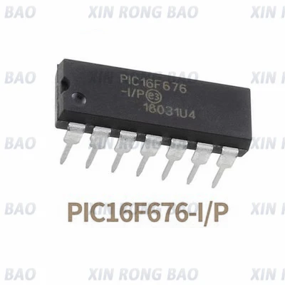 1PCS PIC16F676-I/P 16F676 IC MCU FLASH 1K W/AD DIP-14 NEW
