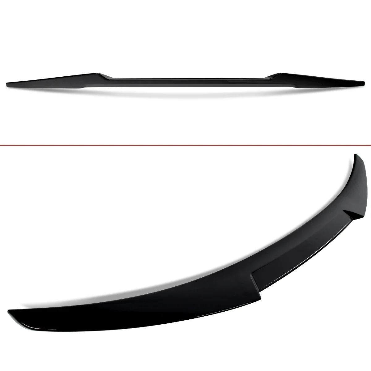 جناح سبويلر خلفي لسيارات BMW G23 430i M440i G83 M4 قابل للتحويل 2020 2021 2022 2023 2024 جناح المصد الخلفي الأسود اللامع