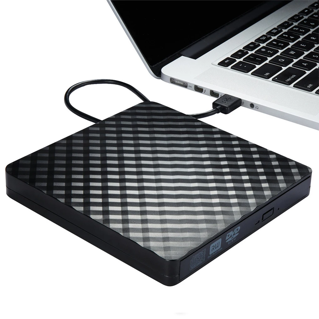 

External DVD RW CD Writer Drive Burner Reader Player USB 3.0 Type C Slim Optical Drives For Laptop PC DVD Burner VCD Player