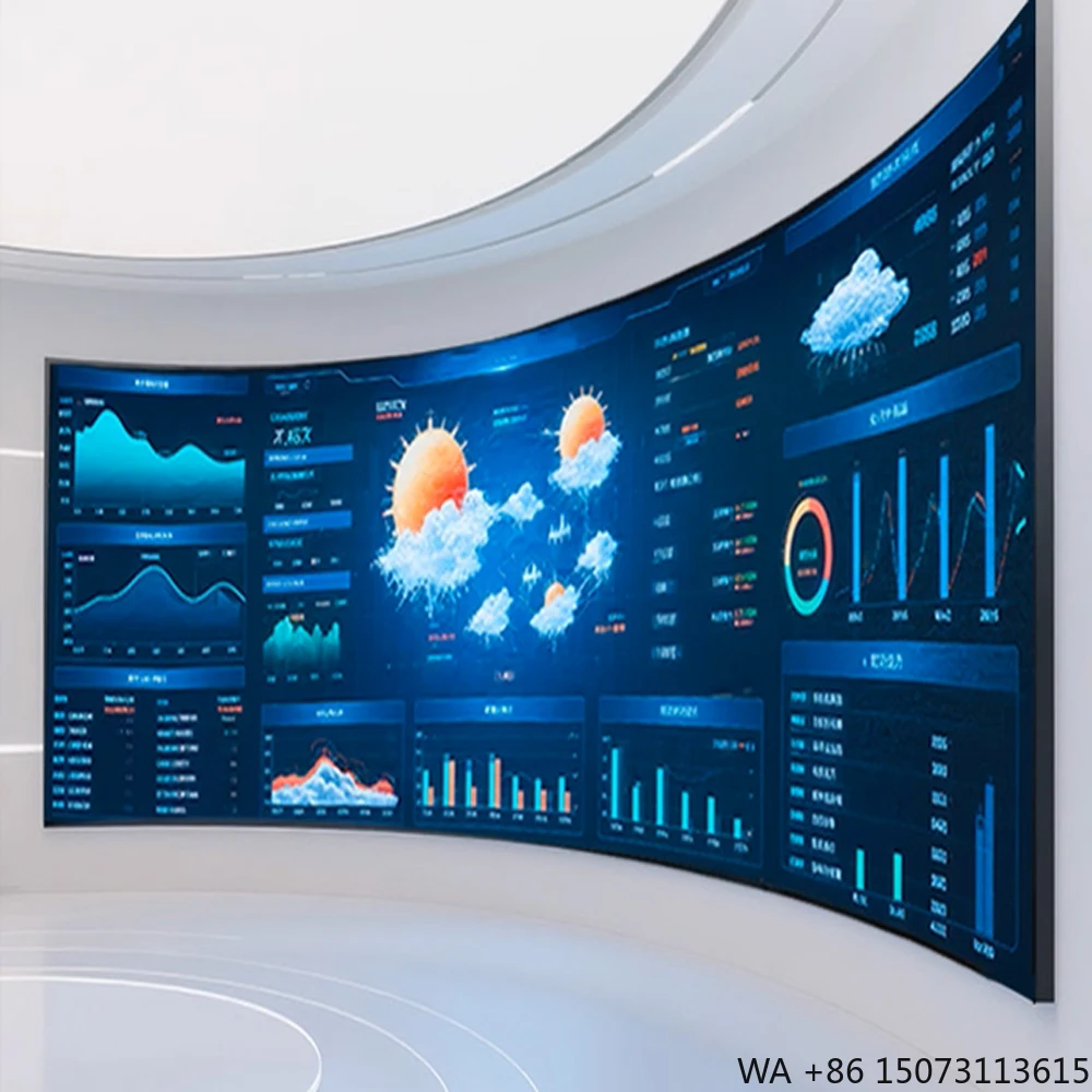 Ultra High Brightness 4K LED Display Screen Indoor Soft Module LED  Digital Screen for Advertising Hotel Church Bar Club.