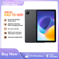 Oscal Pad 70 WIFI Tablet , 10.1'' FHD+ Display Quad Core 12GB(4+8) RAM 128GB ROM 6580mAh Battery 13MP Camera Android 14