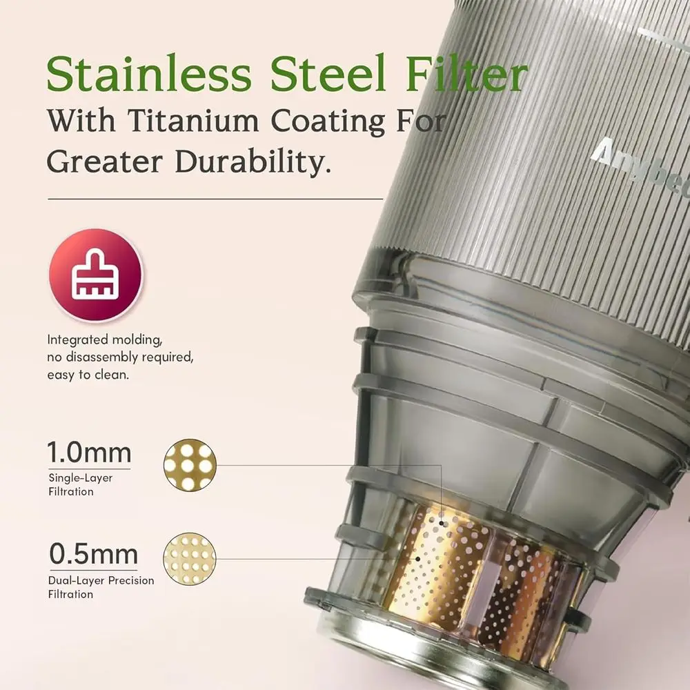 Cold Press Juicer with 4.9