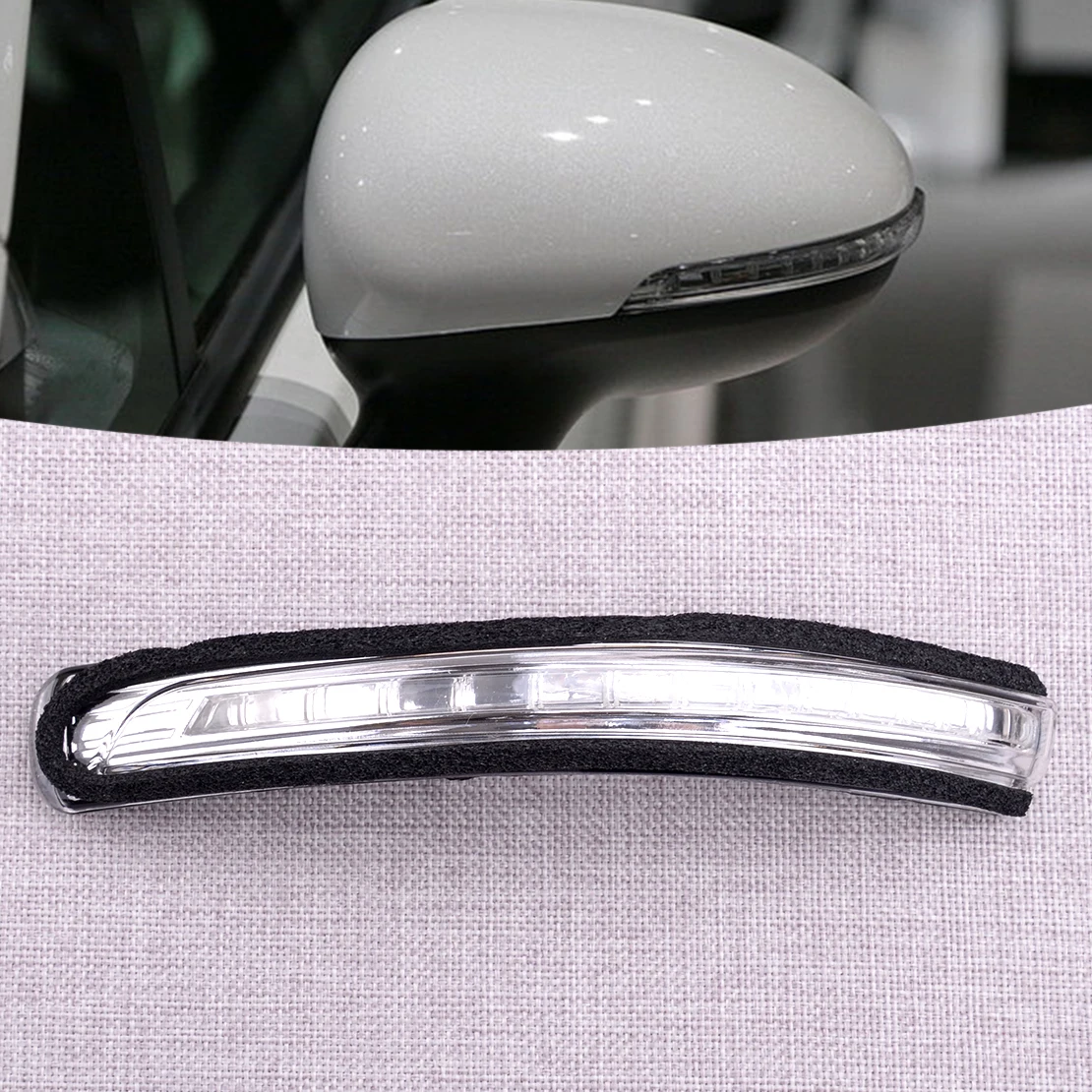 

876141W000 Left Wing Side Mirror Turn Signal Light Indicator fit for KIA RIO MK3 2011-2017