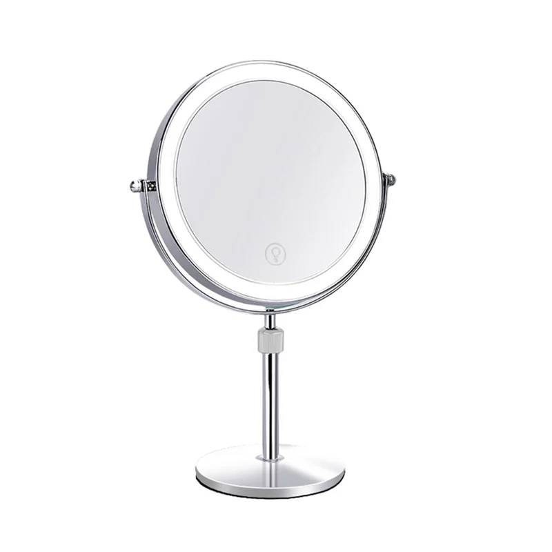 

【HOT-PRICE!】10X Magnification Double-Sided Mirror Desk-Top Vanity Mirror With Daylight For Dressing & Cosmetics