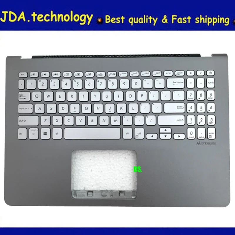 MEIARROW       95%new For Asus VivoBook S15-S5300U/F S530 S530U S5300U S5300F Y5100U Palmrest US Keyboard upper cover,Gray