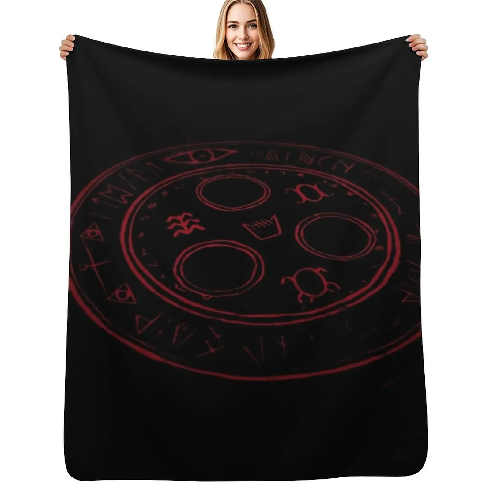 Halo of the Sun Silent Hill Ritual Throw Blanket Stylish Decor Blanket Gift for Friends Roommate