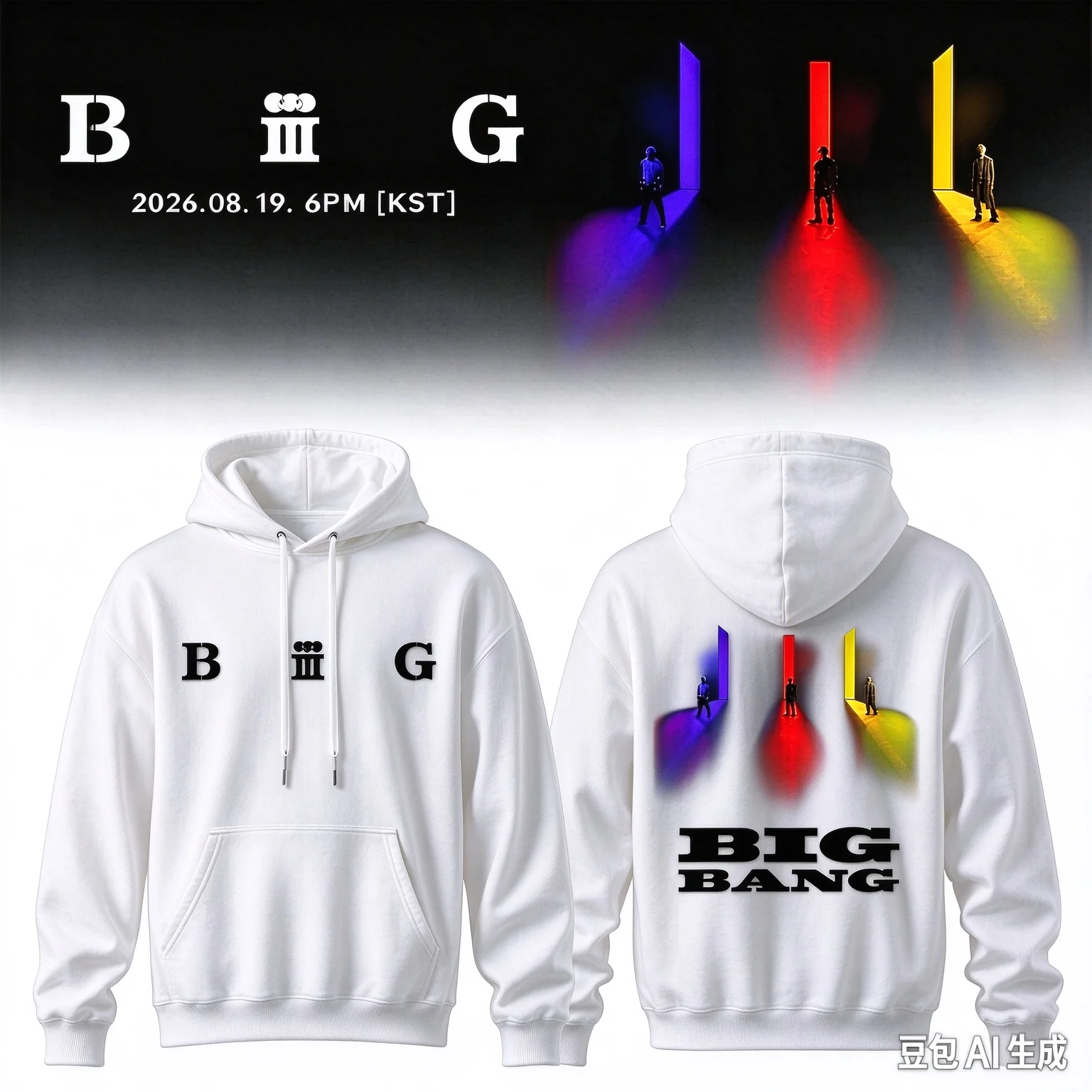 BIGBANG 2026 World Tour Hoodie Double Sided Print Kpop Unisex Hooded Sweatshirt Concert Fan Merch