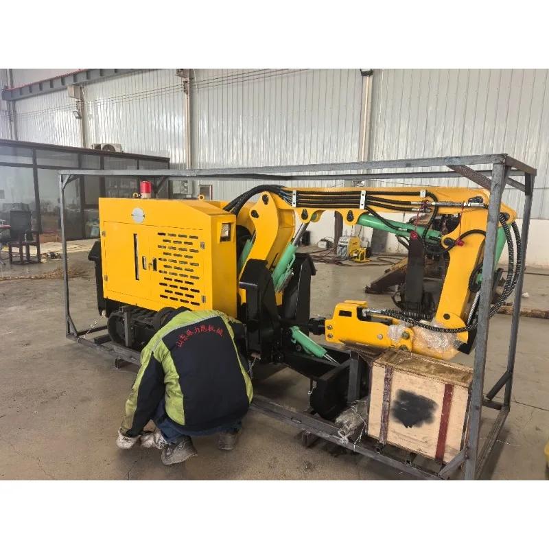 Emergency Fire Rescue Demolition Robot Wireless Remote Controlled Heavy Duty For Mine And Concrete Breaking With Hammer Tools