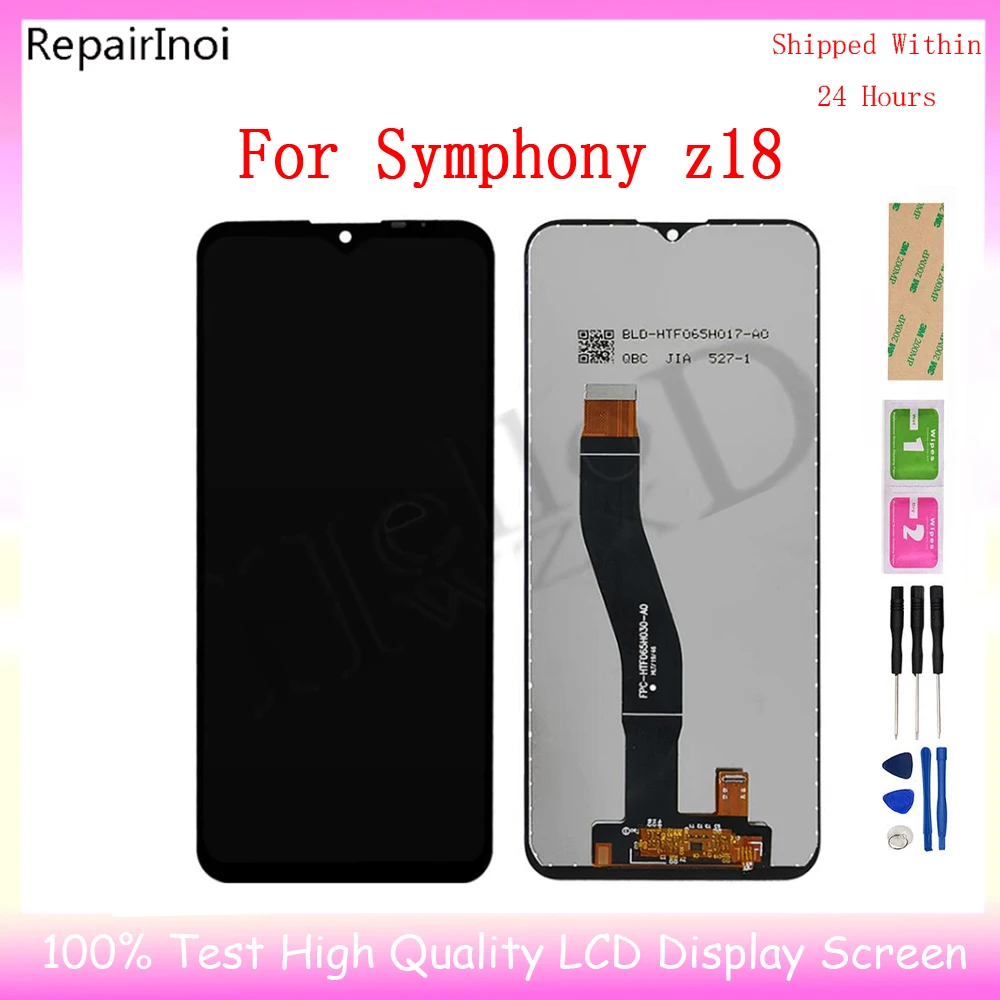 

New Tested LCD Display Screen For Symphony z18 LCD Display Touch Penal Full Screen Digitizer Assembly Replacement