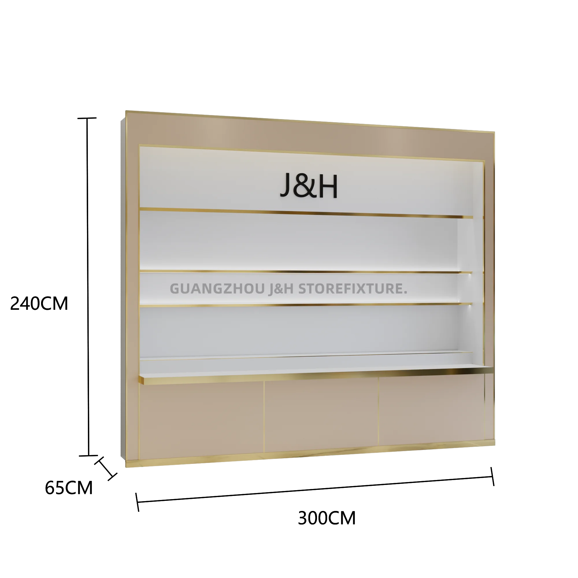 Custom.Custom .Custom.Cosmetic Display Cabinets Shelving   Make up Cosmetics Beauty Product Display Racks Retail Wall Display Un