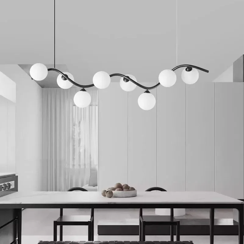 Moderna sala da pranzo lampade a sospensione illuminazione per interni lampada da soffitto lampada a sospensione lampadario a Led illuminazione interna decorativa