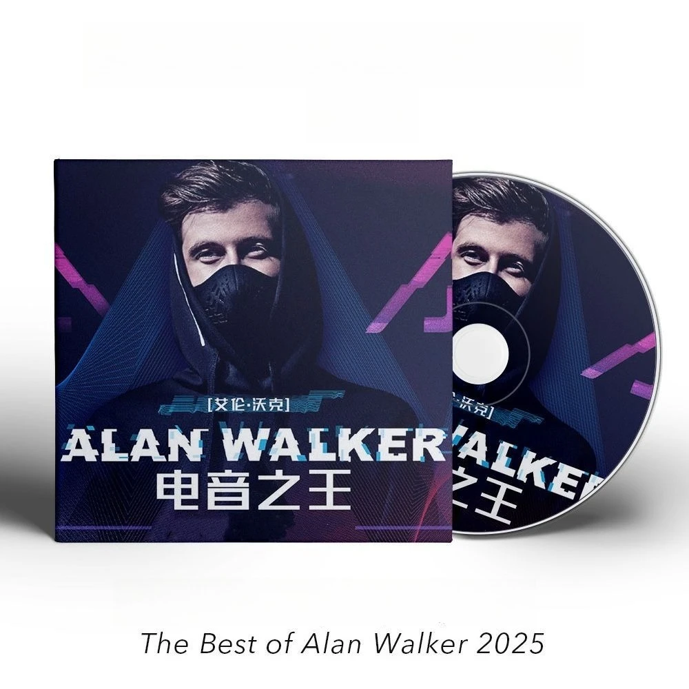 

CD Alan Walker Selected Hits — лучший 100-й глобальный автомобильный EDM-музыкальный диск, динамические электронные танцевальные треки для вождения и отдыха