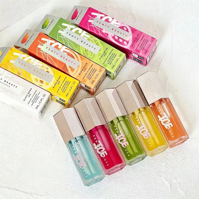 Fenty Fenty Beauty New Products Gloss Bomb Ice /Cream / Heat Series Lip Gloss & Lip Stain Mirror Glass Water Light Sensation Cosmetics - Aliexpress Deal