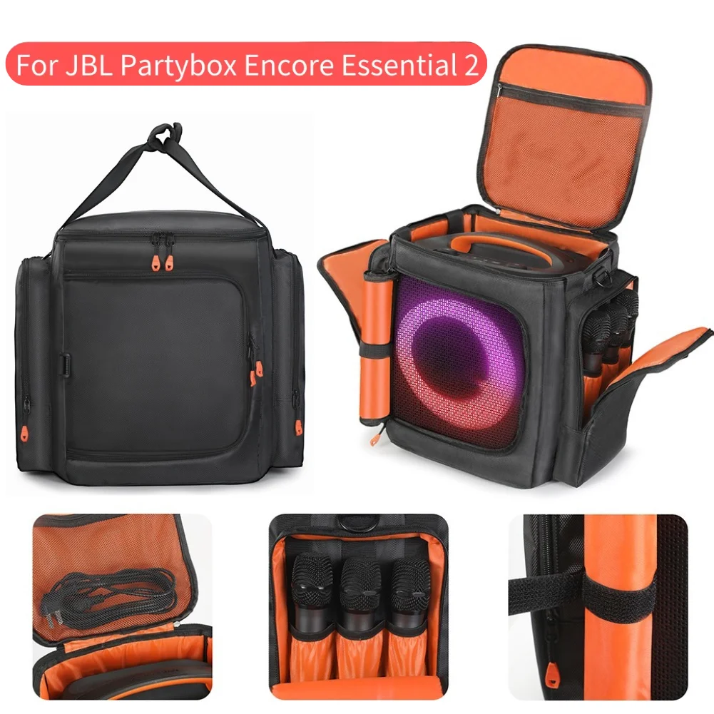portable-protective-case-for-jbl-partybox-encore-essential-2-with-mic-pocket-double-sided-speaker-storage-bag-speaker-bag