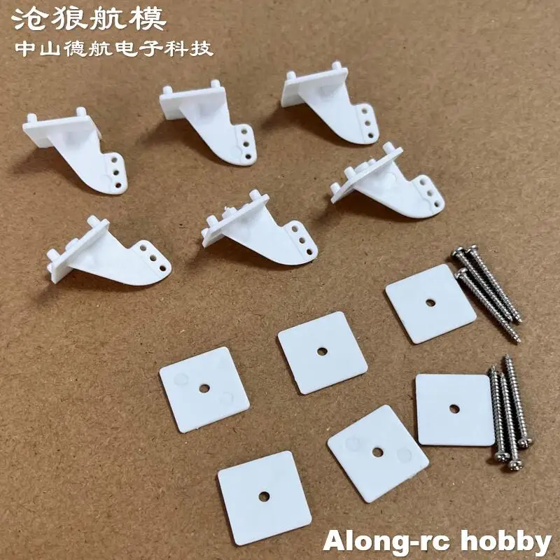 ชุดข้อต่อเซอร์โวพลาสติก 6 ชิ้น สำหรับเครื่องบินบังคับวิทยุ Hookll 30E Extra 300 Extra NG อะไหล่ประกอบโมเดล DIY