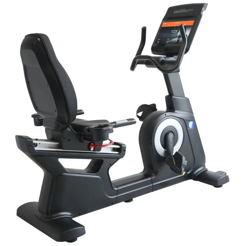 Professional Recumbent Exercise Bike Smart Touch Screen Indoor Home Gym Cardio Cycling Training Fitness Machine