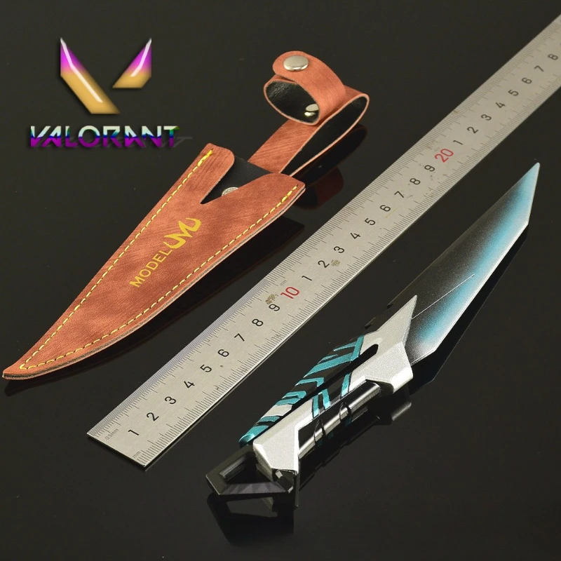 22 センチメートル新 VALORANT ゲームフィギュア周囲金属職人技モデルデスクトップ装飾装飾品男の子クリスマスギフトおもちゃ