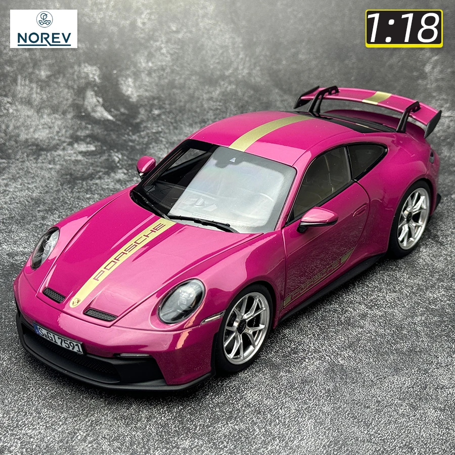 NOREV 1/18 for porsche 911 992 GT3 2021 Sports car simulation