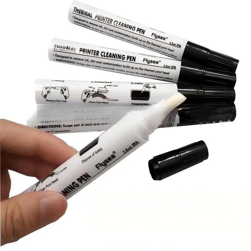 Printhead Cleaning Pen Universal Maintenance Pen for Thermal Barcode Printer Safe Effective Print Head Cleaner for Most Printer image 6