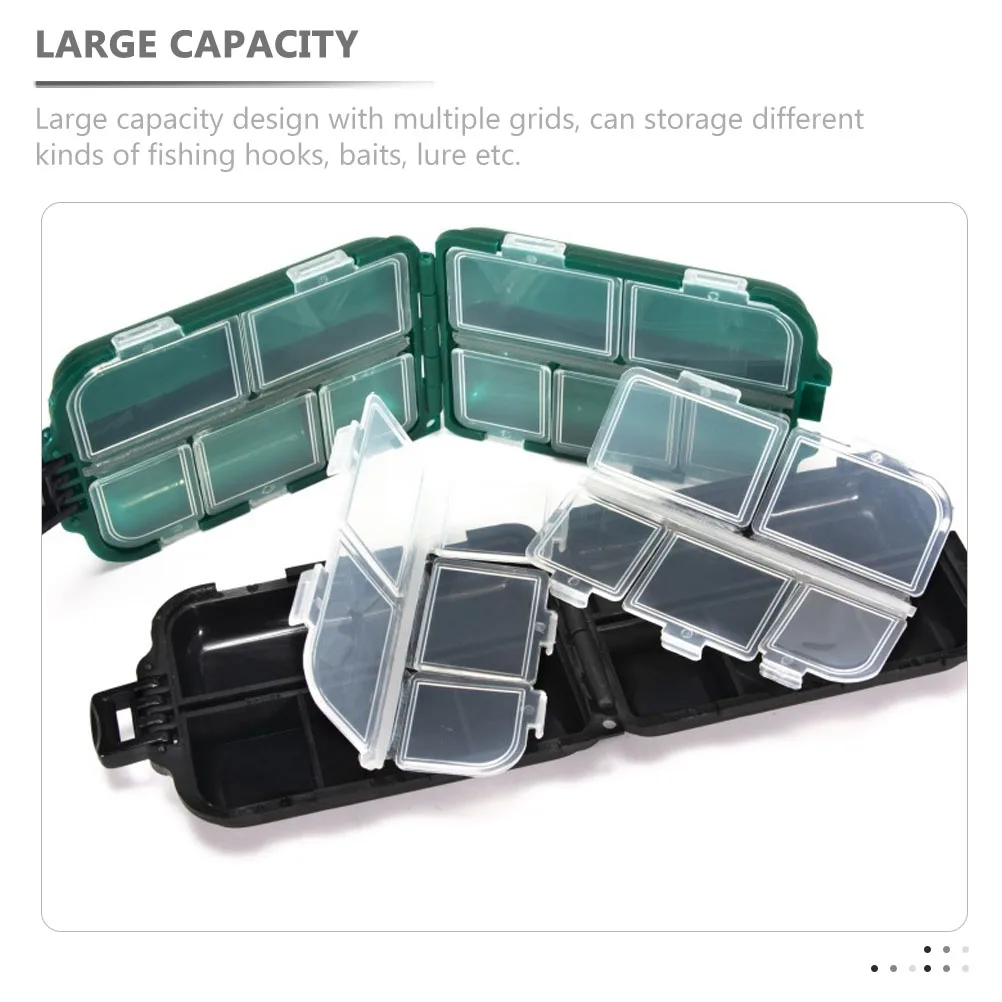 

2 Pcs Multifunction Waterproof Bait Box Fishing Accessories Bracket Gear Storage Lures
