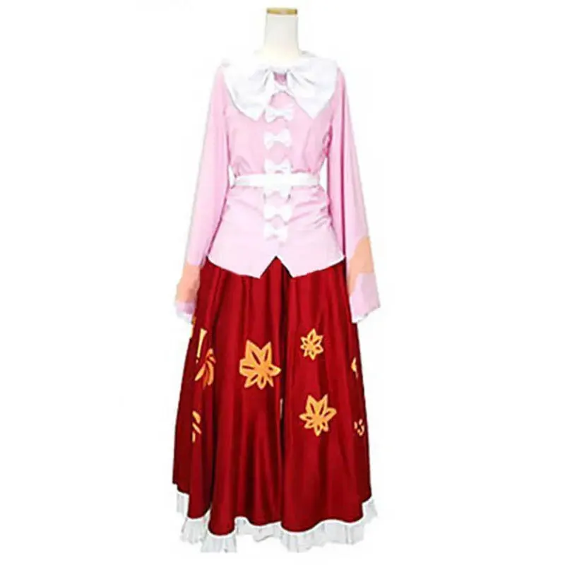 Anime Touhou Houraisan Kaguya Costume Cosplay su misura