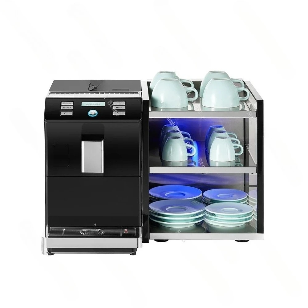 

Coffee Shop Accessories 3 Layers Stainless Steel Glass Cup Warmer for Coffee Shop with Different Color LED Light